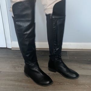 Madden Girl knee high black riding boots size 8